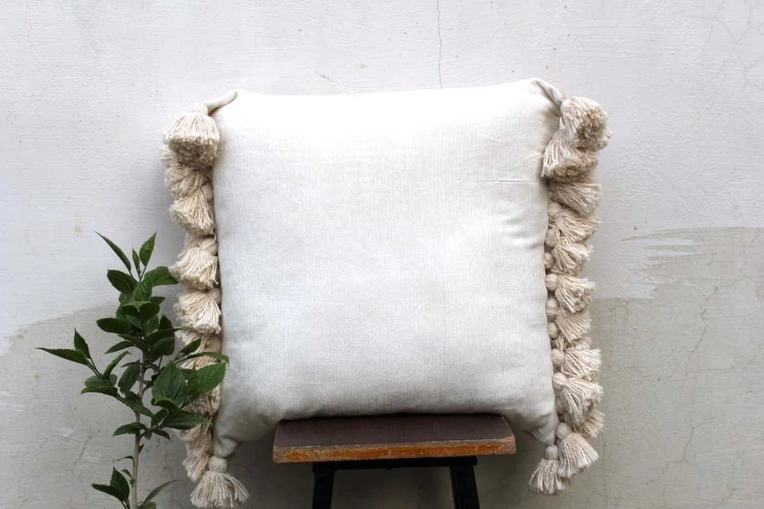 Decorative Tassels Chenille Cushion Cover