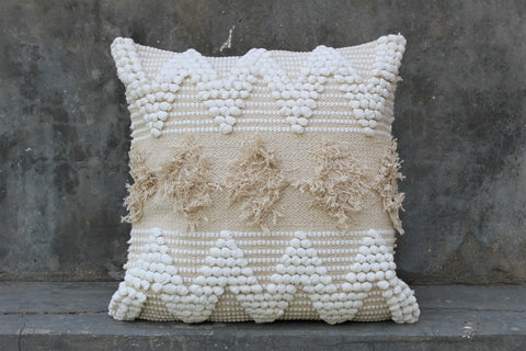 Bohemian Handwoven Cotton Cushion Cover