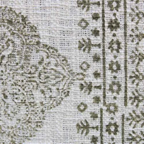 Decorative Hand Block Printed Cotton Throw