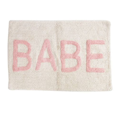 Babe Hand Tufted Cotton Bath Mat - Premium Absorbent Bathroom Rug