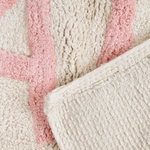 Babe Hand Tufted Cotton Bath Mat - Premium Absorbent Bathroom Rug