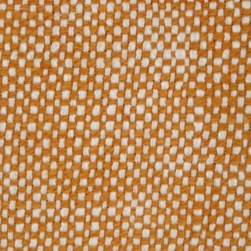 Checkered Pattern Cotton Cushion Cover: Mustard Yellow Elegance