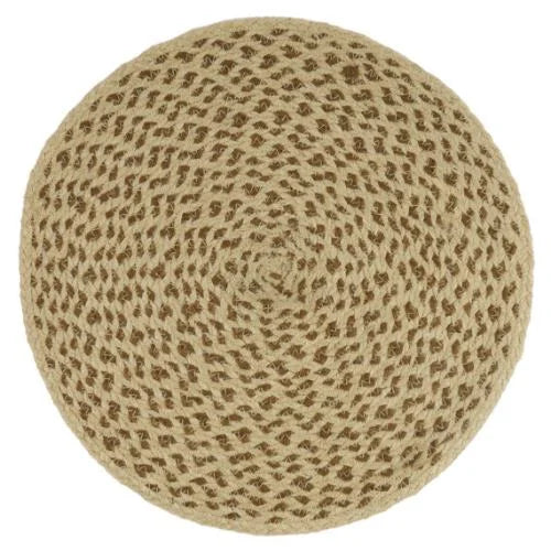 Set of 4 Rustic Round Jute Placemats | Top-Selling Dining Décor