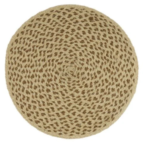 Set of 4 Rustic Round Jute Placemats | Top-Selling Dining Décor