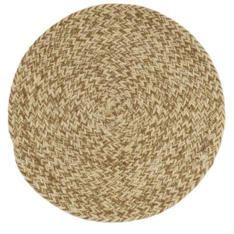 Set of 4 Jute Rope Round Placemats | Maritime Elegance for Dining