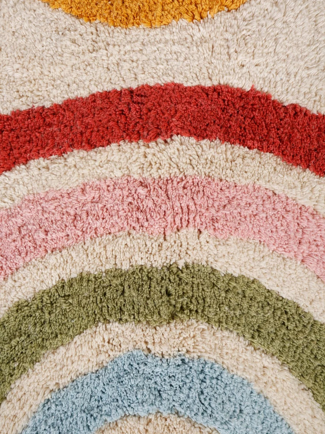 Rainbow Bath Mat Tufted Bath Rug