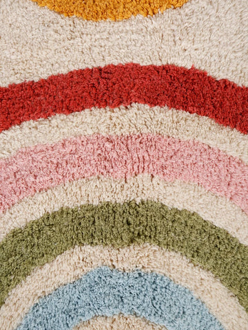 Rainbow Bath Mat Tufted Bath Rug