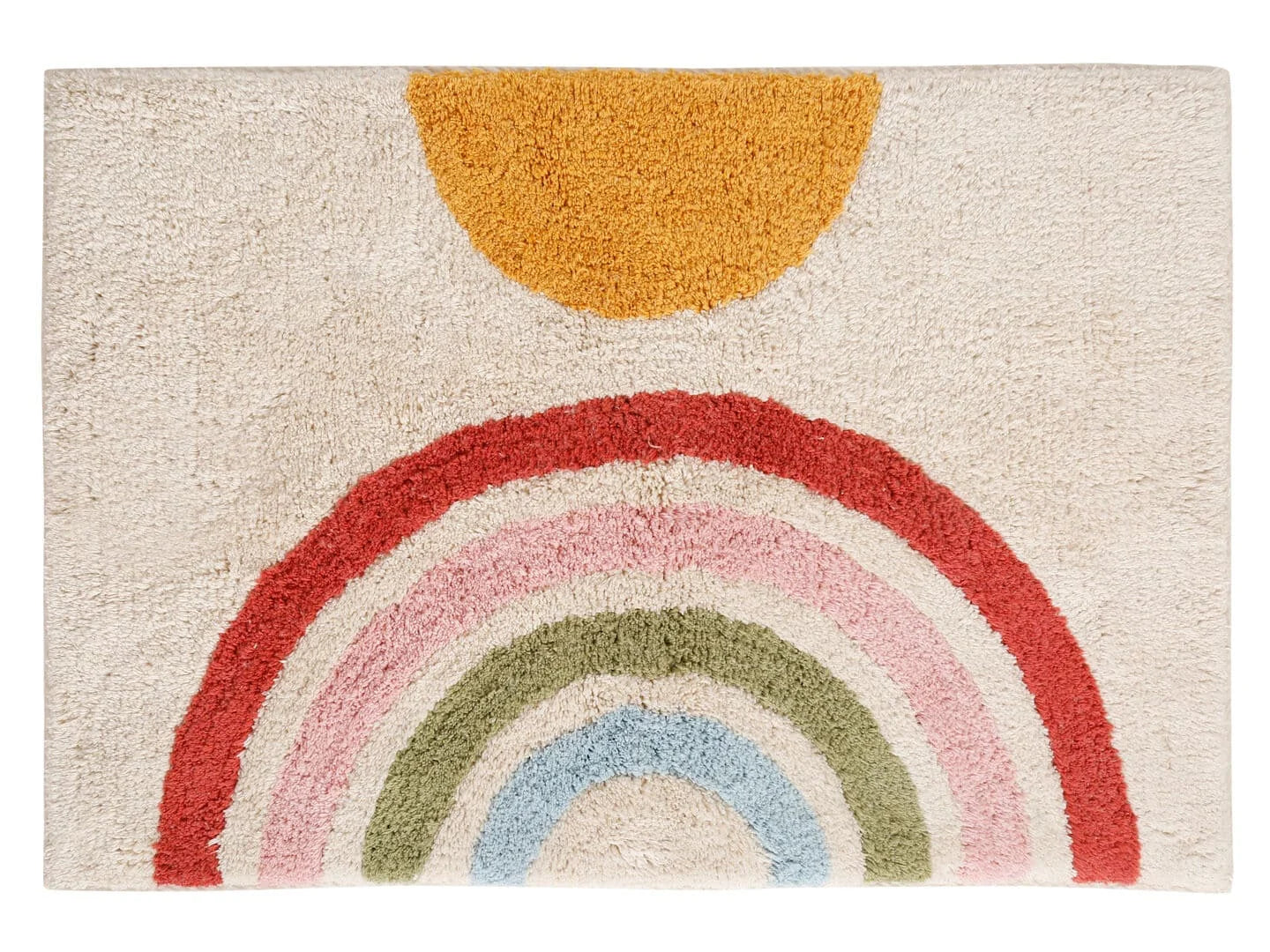 Rainbow Bath Mat Tufted Bath Rug