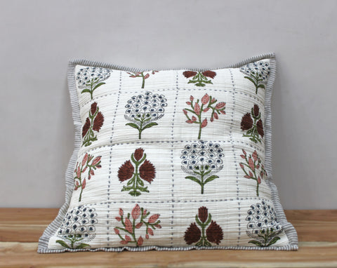 Natural Muslin Cotton Cushion Cover