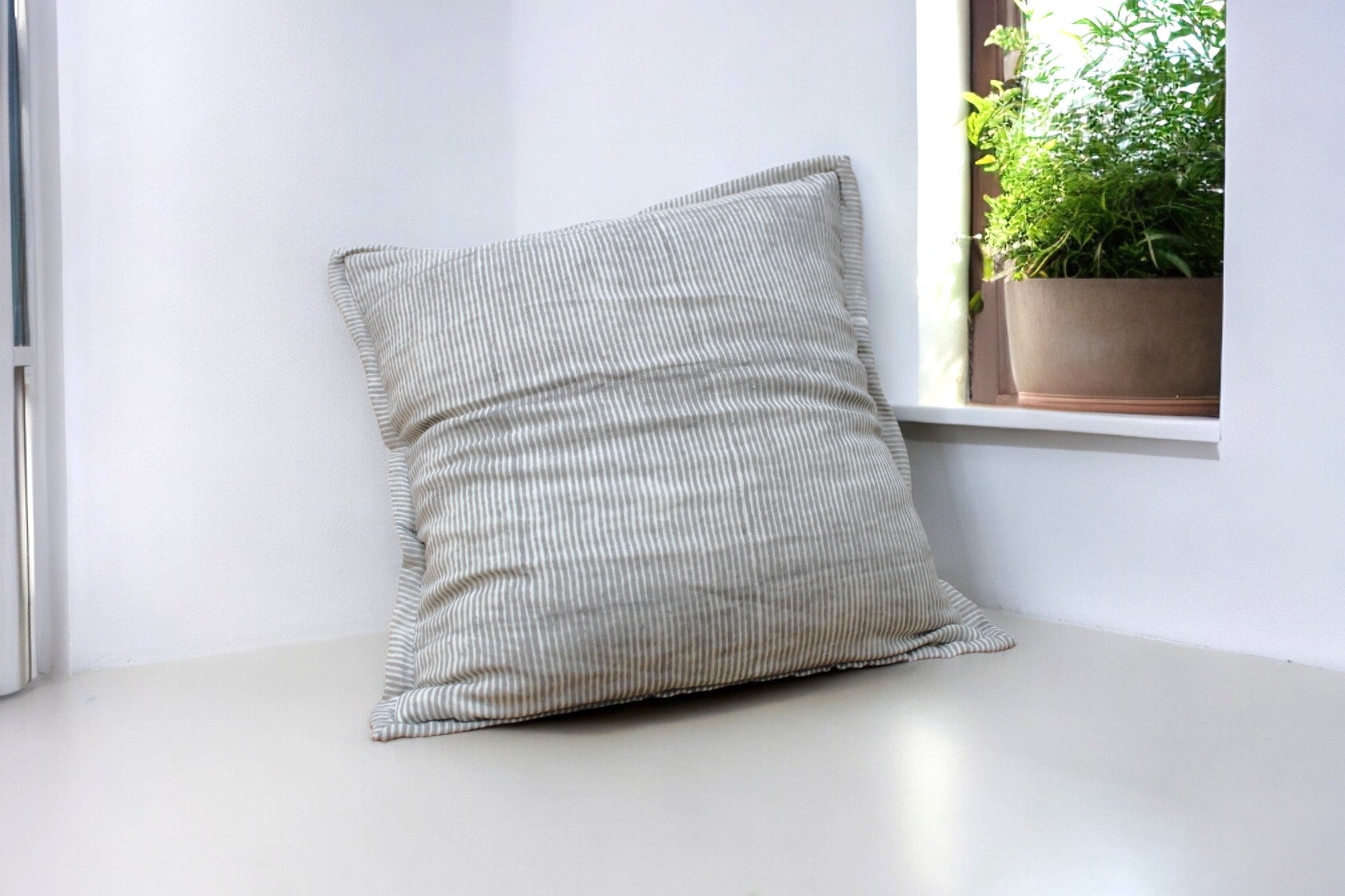 Natural Muslin Cotton Cushion Cover