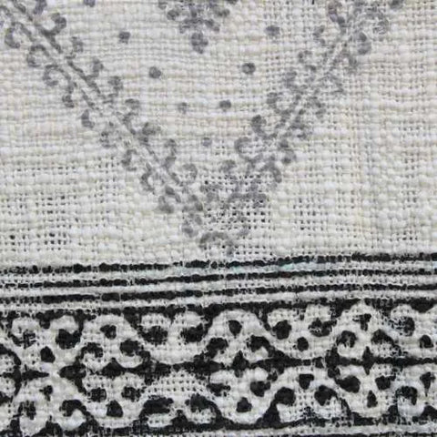 Hand Block Printed Cotton Handmade Throw