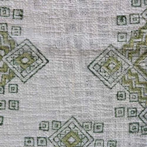 Hand Block Printed Cotton Handmade Throw