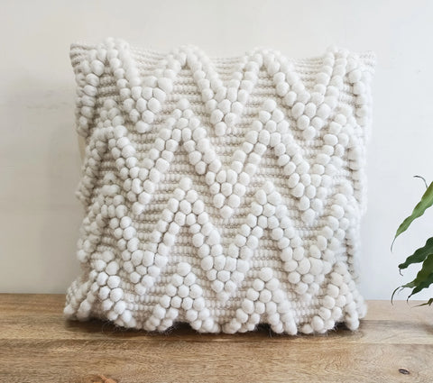 Handwoven Wool Cushion Cover