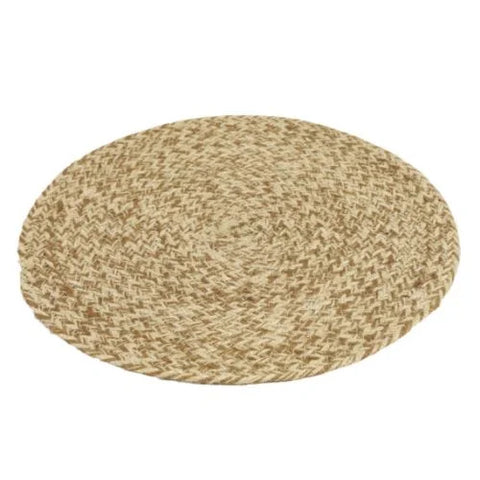 Set of 4 Jute Rope Round Placemats | Maritime Elegance for Dining