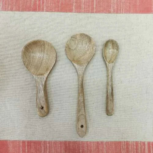 Unique Festive Flair: Set of 8 Wooden Christmas Spoons