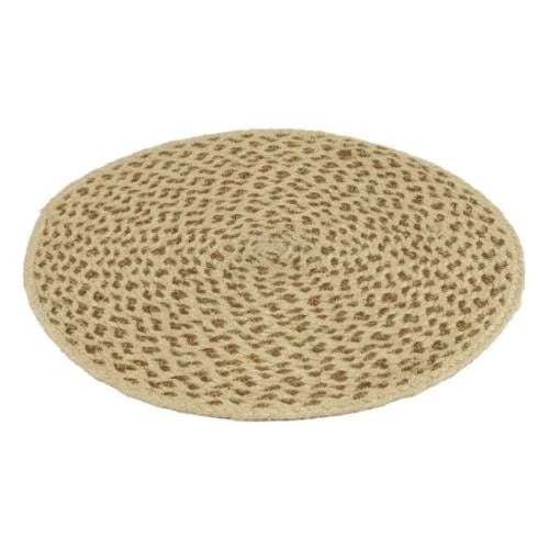 Set of 4 Rustic Round Jute Placemats | Top-Selling Dining Décor