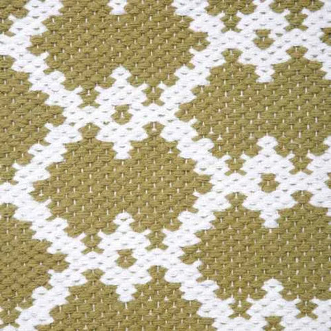 Artful Entry: Geometric Handwoven Door Mat