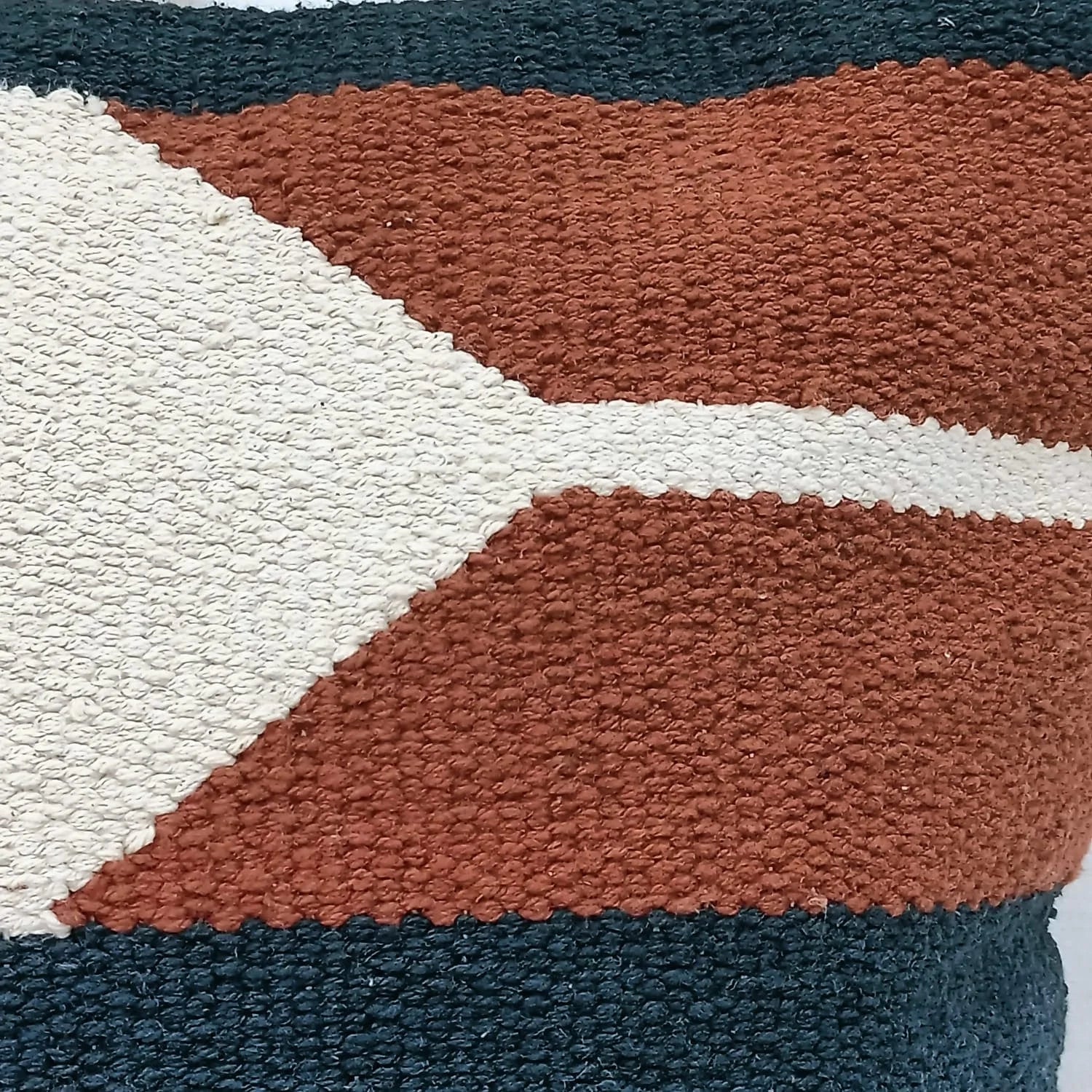 Hand loom Boho Square Cushion Cover