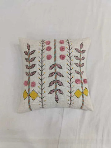 Decorative handmade Embroidered Cushion Cover