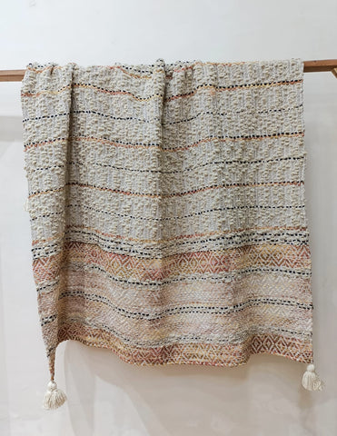 Decorative Handmade Cotton Throw Blanket