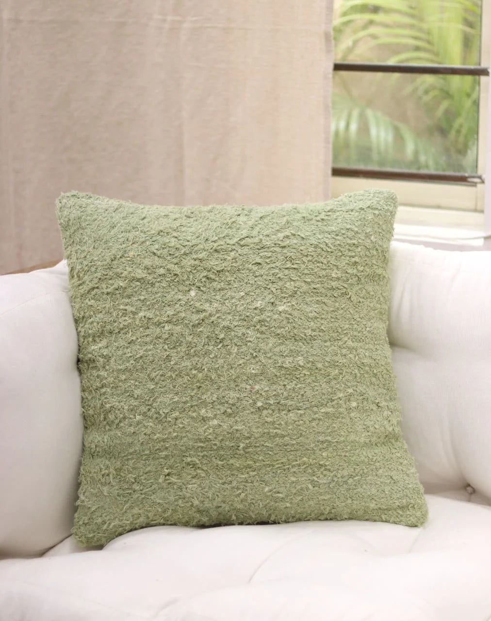 Woven Boho handmade cotton cushion cover